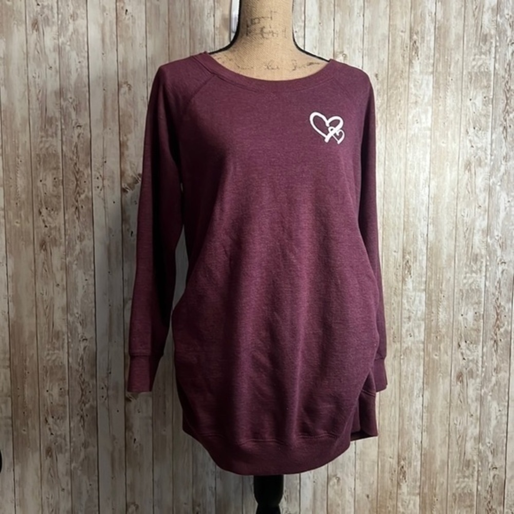 FEATHERS Maternity Side Ruched Side Long Sleeved Sweatshirt